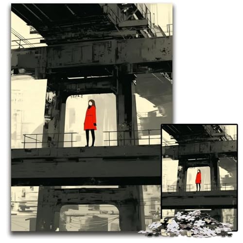 Puzzle für Erwachsene 1000 Teile Abnormal Core Holzpuzzle für Erwachsene für Teenager und Familien Spaß zum Selbermachen Denkspiel Geschenk 1000 Teile (75 x 50 cm) von CXUOSADIP