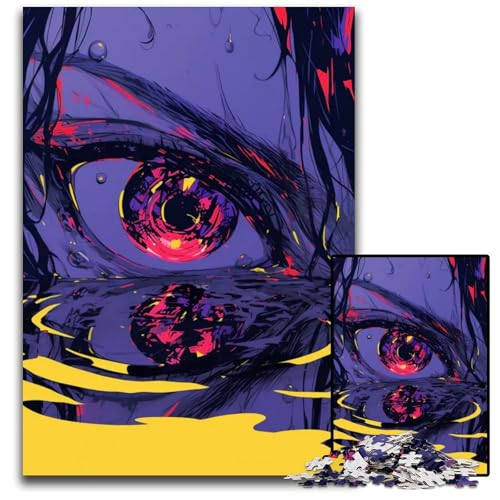 Puzzle für Erwachsene 1000 Teile Abnormal Core Holzpuzzle für Erwachsene für Teenager und Familien Spaß zum Selbermachen Denkspiel Geschenk 1000 Teile (75 x 50 cm) von CXUOSADIP