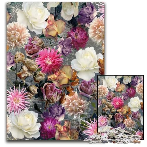 Puzzle für Erwachsene 1000 Teile Abstrakter Hintergrund Holzpuzzle für Erwachsene für Teenager und Familien Spaß zum Selbermachen Denkspiel Geschenk 1000 Teile (38 x 26 cm) von CXUOSADIP