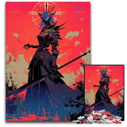 Puzzle für Erwachsene 1000 Teile Dark Fantasy Core Unmögliches Puzzle für Erwachsene Spielgeschenk für Erwachsene interaktives Familienspiel GehirnHerausforderung Geschenk 1000 Teile (38 x 26 cm) von CXUOSADIP