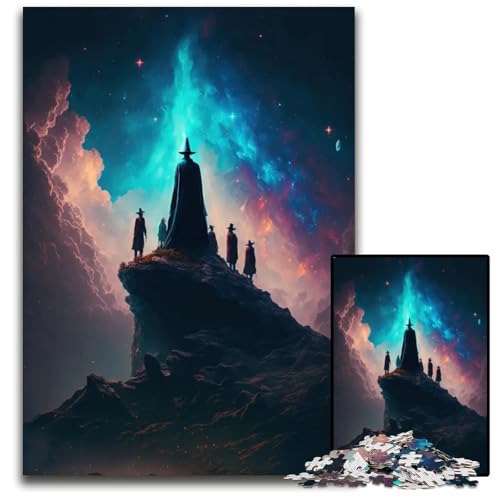 Puzzle für Erwachsene 1000 Teile Magisches Ritual auf dem Berg Schwierige Puzzles für Erwachsene Muttertag Geburtstag Weihnachten 1000 Teile (38 x 26 cm) von CXUOSADIP
