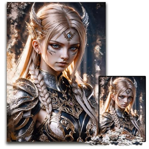 Puzzle mit 1000 Teilen für Erwachsene EIN Krieger des Unbekannten Holzpuzzle interaktives Familienspiel GehirnHerausforderung Lernspielzeug 1000 Teile (75 x 50 cm) von CXUOSADIP