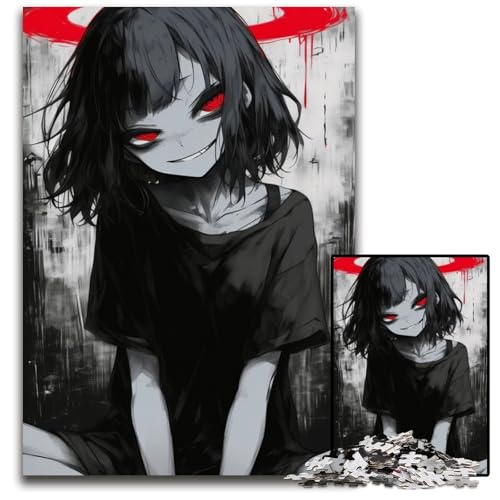 Puzzles 1000 Teile für Erwachsene Angel Core Holzpuzzle Interaktives Familienspiel GehirnHerausforderung Lernspielzeug 1000 Teile (38 x 26 cm) von CXUOSADIP