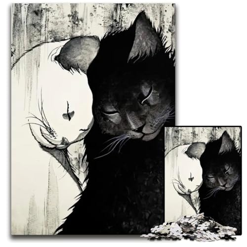 Puzzles 1000 Teile für Erwachsene Schwierige Puzzles für Erwachsene Geburtstagsgeschenkidee Herausforderndes Denkspiel 1000 Teile (38 x 26 cm) von CXUOSADIP