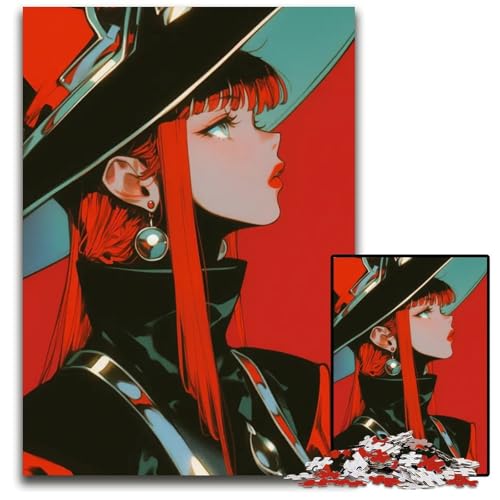 Puzzles für Erwachsene 1000 Teile AnimeMädchenPuzzles für Erwachsene Heimdekoration Denksportspiel für Teenager Familieninteraktion 1000 Teile (38 x 26 cm) von CXUOSADIP