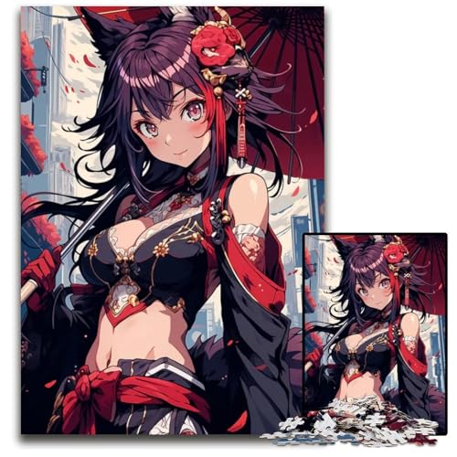 Puzzles für Erwachsene 1000 Teile AnimeMädchenPuzzles für Erwachsene Heimdekoration Denksportspiel für Teenager Familieninteraktion 1000 Teile (38 x 26 cm) von CXUOSADIP