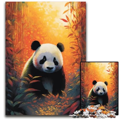 Puzzles im PandaArtStil für 1000 Teile Papierpuzzle anspruchsvolles Denkspiel für Teenager Spaß am Familienspielabend 1000 Teile (38 x 26 cm) von CXUOSADIP