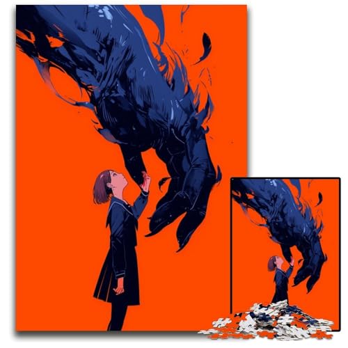 Puzzles mit 1000 Teilen für Erwachsene Abnormal Core Holzpuzzle interaktives Familienspiel GehirnHerausforderung Lernspielzeug 1000 Teile (38 x 26 cm) von CXUOSADIP