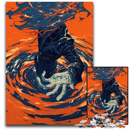 Puzzles mit 1000 Teilen für Erwachsene Abnormal Core Holzpuzzle interaktives Familienspiel GehirnHerausforderung Lernspielzeug 1000 Teile (38 x 26 cm) von CXUOSADIP