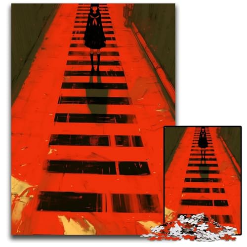 Puzzles mit 1000 Teilen für Erwachsene Abnormal CorebPuzzles für Erwachsene Geburtstagsgeschenkidee anspruchsvolles Denkspiel 1000 Teile (75 x 50 cm) von CXUOSADIP