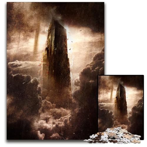 Puzzles mit 1000 Teilen für Erwachsene AngstPuzzles für Erwachsene Geburtstagsgeschenkidee anspruchsvolles Denkspiel 1000 Teile (75 x 50 cm) von CXUOSADIP