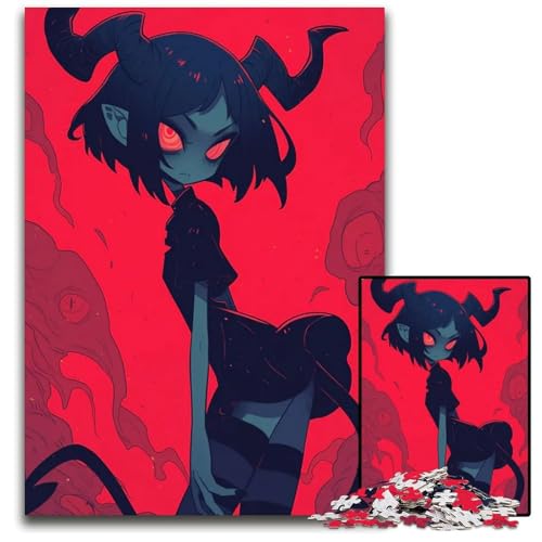 Puzzles mit 1000 Teilen für Erwachsene Demon14 unmögliche Puzzles für Erwachsene Familienaktivität Denksportaufgabe Heimdekoration 1000 Teile (38 x 26 cm) von CXUOSADIP