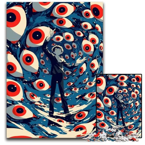 Puzzles mit 1000 Teilen für Erwachsene Puzzles mit abnormalem Kern für Erwachsene Geburtstagsgeschenkidee anspruchsvolles Denkspiel 1000 Teile (75 x 50 cm) von CXUOSADIP