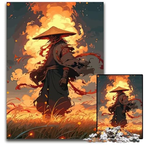 Puzzleteil Demon Slayer Anime 14 schwierige Puzzles für Erwachsene für Teenager Familienspieleabend hirnfordernde Geschenkidee 1000 Teile (38 x 26 cm) von CXUOSADIP
