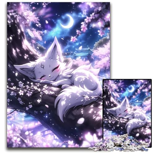 Puzzleteil Kirschblütentraum schwierige Puzzles für Erwachsene und Jugendliche Spieleabend für die ganze Familie anspruchsvolle Geschenkidee 1000 Teile (38 x 26 cm) von CXUOSADIP