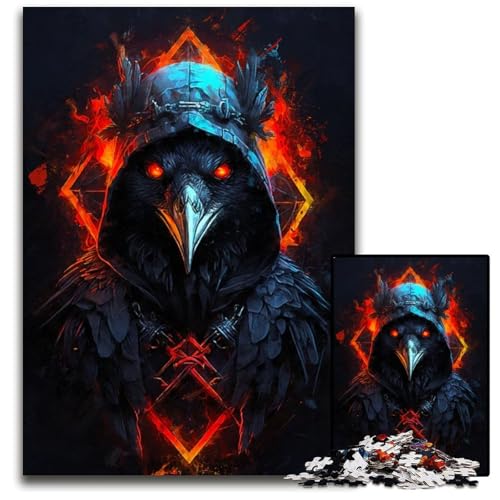 Ravens WatchPuzzles für 1000teiliges Papierpuzzle anspruchsvolles Denkspiel für Teenager Spaß am Familienspielabend 1000 Teile (38 x 26 cm) von CXUOSADIP