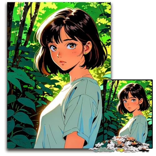 Serenity in The Forest Puzzle für Erwachsene Holzpuzzle für die Heimdekoration ideales Weihnachts und Neujahrsgeschenk für Teenager 1000 Teile (75 x 50 cm) von CXUOSADIP