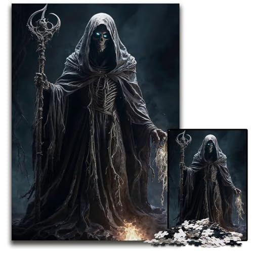 Spectral Wraith 1000teiliges Puzzle anspruchsvolles Denkspiel für Teenager 1000 Teile (38 x 26 cm) von CXUOSADIP