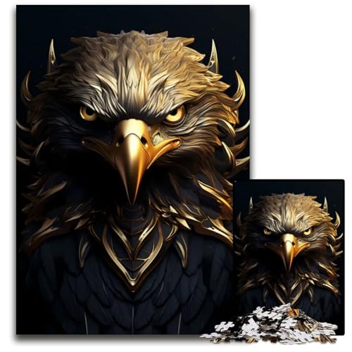 SteinadlerVogelkopfPuzzle 1000 Teile anspruchsvolle Puzzles interaktives Familienspiel GehirnHerausforderung Lernspielzeug 1000 Teile (75 x 50 cm) von CXUOSADIP