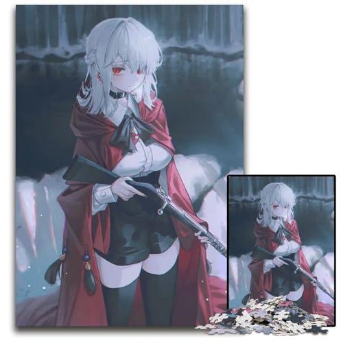 Süßes MädchenPuzzle 1000 Teile Puzzle pädagogisches Denkspiel künstlerische Heim und Bürodekoration ab 14 Jahren 1000 Teile (75 x 50 cm) von CXUOSADIP