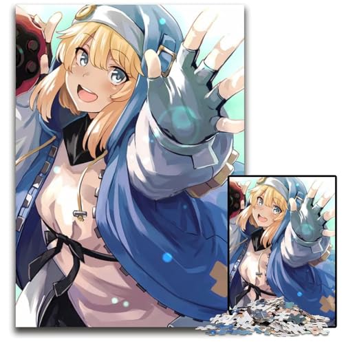 Süßes Puzzle mit HexenAnimeMädchen 1000 Teile für Erwachsene schwierige Puzzles für Erwachsene Geburtstagsgeschenkidee anspruchsvolles Denkspiel 1000 Teile (38 x 26 cm) von CXUOSADIP