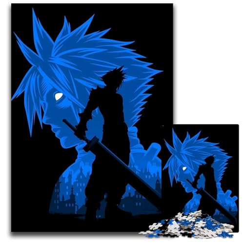 Sword Cloud Puzzle für Erwachsene 1000 Teile Puzzles für Erwachsene Geburtstage Feiertage am besten für Weihnachten 1000 Teile (75 x 50 cm) von CXUOSADIP