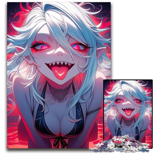 Verführerisches DämonenbabyPuzzle für Erwachsene 1000teiliges Holzpuzzle Eltern Liebhaber Freunde Alter 14 1000 Teile (75 x 50 cm) von CXUOSADIP