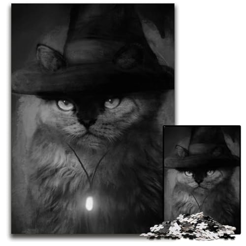 WitchcraftPuzzles für anspruchsvolle Puzzles mit 1000 Teilen Perfekte Dekoration für Zuhause oder das Büro 1000 Teile (75 x 50 cm) von CXUOSADIP