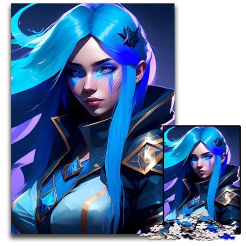 ZaubererMädchenPuzzles für anspruchsvolle 1000TeilePuzzles perfekte Dekoration für Zuhause oder das Büro 1000 Teile (75 x 50 cm) von CXUOSADIP