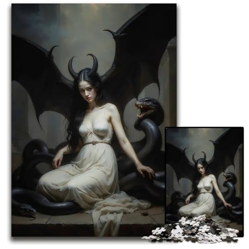 cdafdadaa 1000teiliges Puzzle für Erwachsene Holzpuzzle für Teenager und Familien perfekte DIYDekoration und knifflige Herausforderung 1000 Teile (38 x 26 cm) von CXUOSADIP