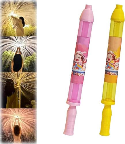 4PCS Feuerwerk Wasserkanone, Feuerwerk Stil Wasser Spray Spielzeug, Romantische Feuerwerk Stil Wasser Spray Spielzeug für Paare Wasser Feuerwerk Sprinkler für Party Interaktives Spiel (2Pcs F) von CXYP