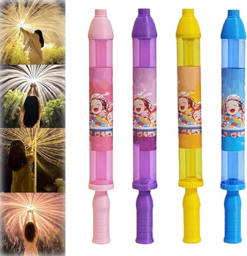 4PCS Feuerwerk Wasserkanone, Feuerwerk Stil Wasser Spray Spielzeug, Romantische Feuerwerk Stil Wasser Spray Spielzeug für Paare Wasser Feuerwerk Sprinkler für Party Interaktives Spiel (4Pcs) von CXYP