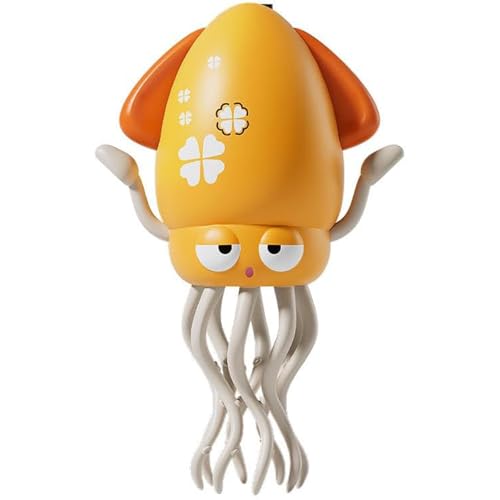 Tanzender Oktopus Babyspielzeug, krabbelndes Bauchzeitspielzeug für Kleinkind 6-12 12-18 Monate, leuchtendes Musikspielzeug für 1 2 3 4 5 6 Jahre alte Kinder Junge Mädchen Geburtstagsgeschenke (gelb) von CXYP