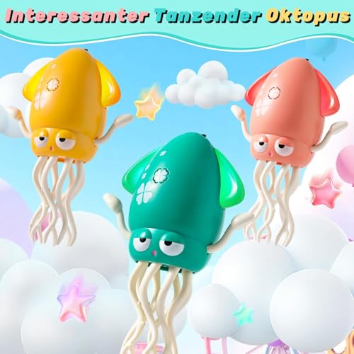 Tanzender Oktopus Babyspielzeug, krabbelndes Bauchzeitspielzeug für Kleinkind 6-12 12-18 Monate, leuchtendes Musikspielzeug für 1 2 3 4 5 6 Jahre alte Kinder Junge Mädchen Geburtstagsgeschenke (grün) Tanzender Oktopus Babyspielzeug, krabbelndes Bauchzeitspielzeug für Kleinkind 6-12 12-18 Monate, leuchtendes Musikspielzeug für 1 2 3 4 5 6 Jahre alte Kinder Junge Mädchen Geburtstagsgeschenke (grün) von CXYP