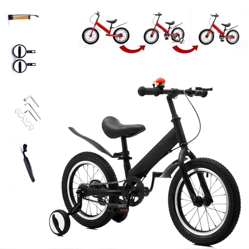 CXYTX 2 in 1 Laufrad, 14,Zoll Kinderlaufrad und Kinderfahrrad Dual-Use-Funktion, geeignet für Kinder im Alter von 2-7, mit Bremse, Pedal, verstellbarem Sitz,Trainingstheorie,Schwarz CXYTX 2 in 1 Laufrad, 14,Zoll Kinderlaufrad und Kinderfahrrad Dual-Use-Funktion, geeignet für Kinder im Alter von 2-7, mit Bremse, Pedal, verstellbarem Sitz,Trainingstheorie,Schwarz von CXYTX