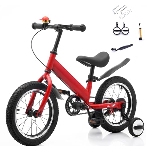 CXYTX 2-in-1Laufrad, kombiniert Kinder-Balance-Bike und Kinderfahrrad, leichtes Gewicht von 7 kg, geeignet für Kinder von 2 bis 7 Jahren, 14 Zoll, mit Bremse, Pedalen und Schutzblech.,Rot CXYTX 2-in-1Laufrad, kombiniert Kinder-Balance-Bike und Kinderfahrrad, leichtes Gewicht von 7 kg, geeignet für Kinder von 2 bis 7 Jahren, 14 Zoll, mit Bremse, Pedalen und Schutzblech.,Rot von CXYTX