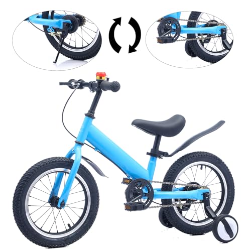 CXYTX 3in 1 Laufrad, leichtes Gewicht 7 kg, für Kinder von2 bis 7 Jungenund Mädchen, 14Zoll-Luftreife ausgestattet mitBremsen,Stützrädern,Pedalen und Schutzblechen,Blau,14 Months CXYTX 3in 1 Laufrad, leichtes Gewicht 7 kg, für Kinder von2 bis 7 Jungenund Mädchen, 14Zoll-Luftreife ausgestattet mitBremsen,Stützrädern,Pedalen und Schutzblechen,Blau,14 Months von CXYTX