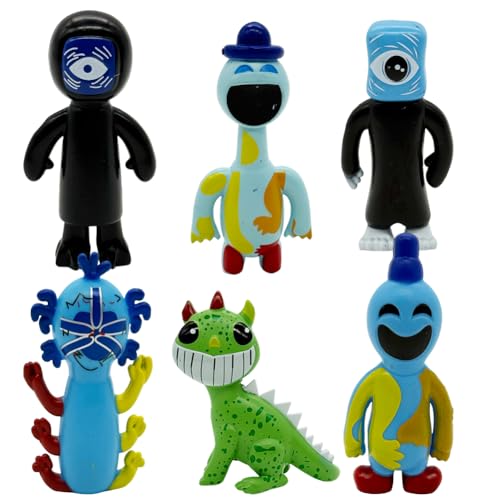 Nightmare Critters Cartoon-Ornamente Horror Game Anime Charakter Spiel Peripherie Ornamente Anime Smiley Figur Spielzeug Home Kollektion Dekoration Modelldekoration für Kinder und Gamer 6 Stück Nightmare Critters Cartoon-Ornamente Horror Game Anime Charakter Spiel Peripherie Ornamente Anime Smiley Figur Spielzeug Home Kollektion Dekoration Modelldekoration für Kinder und Gamer 6 Stück von CYGMRFH