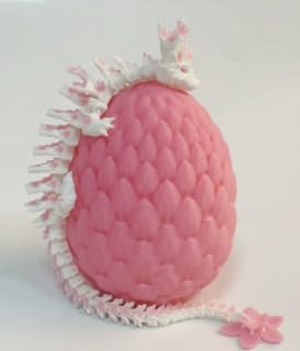 Beweglicher Kirschblütendrache&3D-gedrucktes Ei Bedrucktes bewegliches Spielzeug mit Sakura-Drachengelenk Sakura Fidget Toy Einzigartige Geschenkidee,Innendekoration für Zuhause,Wohnzimmer,Kinder Rosa Beweglicher Kirschblütendrache&3D-gedrucktes Ei Bedrucktes bewegliches Spielzeug mit Sakura-Drachengelenk Sakura Fidget Toy Einzigartige Geschenkidee,Innendekoration für Zuhause,Wohnzimmer,Kinder Rosa von CYGMRFH