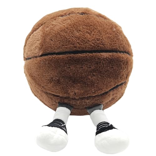 CYGMRFH Basketball Plüschtier, Plüsch Basketball Spielzeug, 3D Basketball Plüschpuppe, Plüsch-Basketball-Geschenk für Kinder Basketball-Liebhaber Party, kreative Raum Dekoration, 18CM CYGMRFH Basketball Plüschtier, Plüsch Basketball Spielzeug, 3D Basketball Plüschpuppe, Plüsch-Basketball-Geschenk für Kinder Basketball-Liebhaber Party, kreative Raum Dekoration, 18CM von CYGMRFH