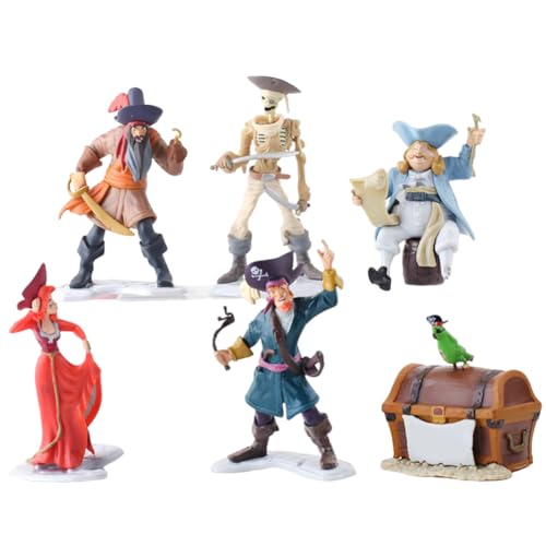 Piraten Figuren Kuchen Dekoration 6 Stück Pirat Cupcake Toppers Pirates Theme Figuren Ornament Set Pirat Cake Topper Figur Modell Puppe Geschenk für Tisch Schreibtisch Dekoration Zubehör Piraten Figuren Kuchen Dekoration 6 Stück Pirat Cupcake Toppers Pirates Theme Figuren Ornament Set Pirat Cake Topper Figur Modell Puppe Geschenk für Tisch Schreibtisch Dekoration Zubehör von CYGMRFH