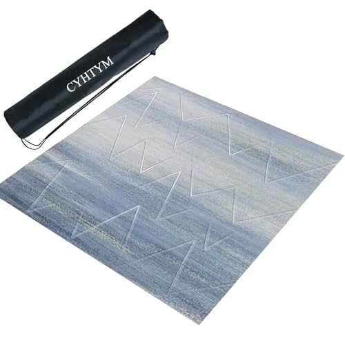 CYHTYM Einfache quadratische Mahjong-Matte für Pokerkarten-, Brett- und Kachelspiele(70CM/27.5") von CYHTYM