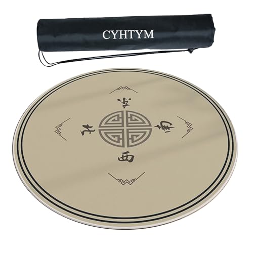 CYHTYM Neue Mahjong-Matte im chinesischen Stil mit Orientierung, geeignet für Poker und Brettspiele(100CM/39.3") von CYHTYM