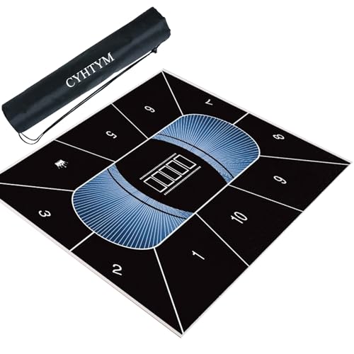 CYHTYM Quadratische Mahjong-Matte, große weiche Tischmatte, geeignet für Tabletop-Spiele(85cm/33.4") von CYHTYM