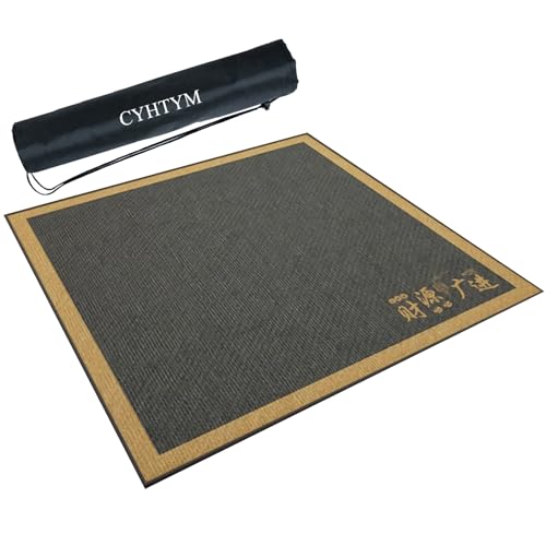 CYHTYM Verdickte, schalldichte Mahjong-Matte, Tischmatte zur Geräuschreduzierung und Wärmedämmung(Gray2,80CM/31.5") von CYHTYM