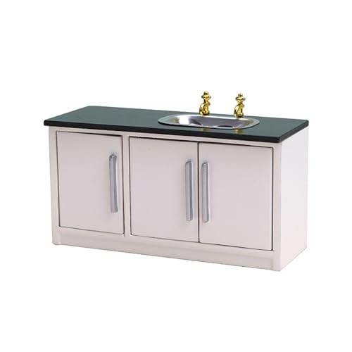 CYILPR 1:12 Puppenhaus Miniaturmöbel Waschbecken Herd Schrank Holz Puppenhaus Schrank Puppenhausmöbel Maßstab 1:12 CYILPR 1:12 Puppenhaus Miniaturmöbel Waschbecken Herd Schrank Holz Puppenhaus Schrank Puppenhausmöbel Maßstab 1:12 von CYILPR