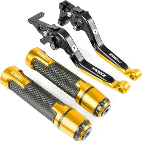 Kupplungsbremshebel, Motorrad-Trommelbremsen für Kawasaki für Z1000SX 2001-2016, klappbarer Bremskupplungshebel aus CNC-Aluminium für Motorrad, ausziehbarer Griff, Kupplungsbremshebel, Motorrad-Trommelbremsen für Kawasaki für Z1000SX 2001-2016, klappbarer Bremskupplungshebel aus CNC-Aluminium für Motorrad, ausziehbarer Griff, von CYLCLNB