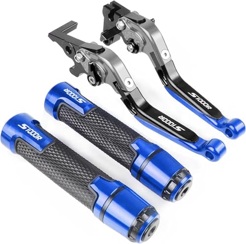 Kupplungsbremshebel, for B&M&W S1000R S 1000 R 2015-2016 Motorrad verlängerbare Bremskupplungshebel Lenker Handgriff Enden Kupplungsbremshebel Set(17)(6) von CYLCLNB