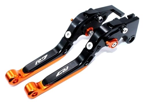 Kupplungsbremshebel, for Y&amaha YZF R7 YZF-R7 R 7 2022 Motorradhandbremse Einstellbarer faltbarer einziehbarer Bremskupplungshebel Kupplungsbremshebel Set(2)(19) von CYLCLNB