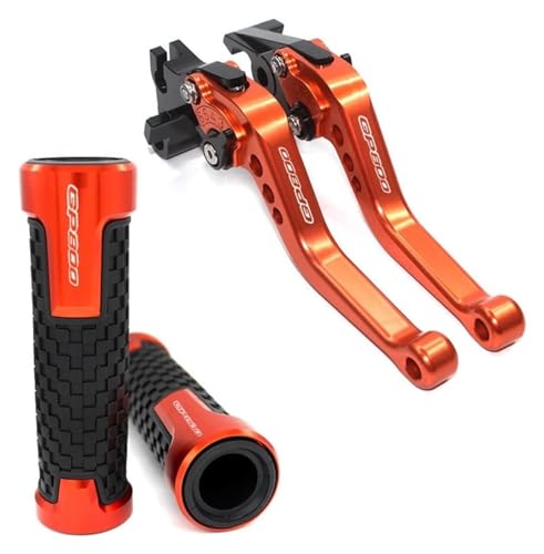 Kupplungsbremshebel für GILERA GP800 GP 800 2007 2008 2009 Motorrad Handbremslenker verstellbar Bremshebel Kupplungshebel Set (1 Set, 6) (1 Set, 2) von CYLCLNB